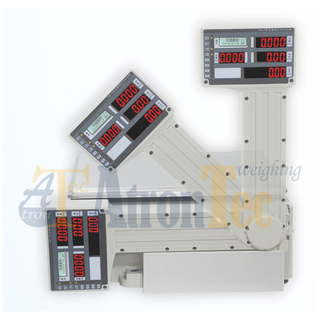 Barcode Ruler Barcode Label Printing Scale for Supermarket with Pole and Double Side ...