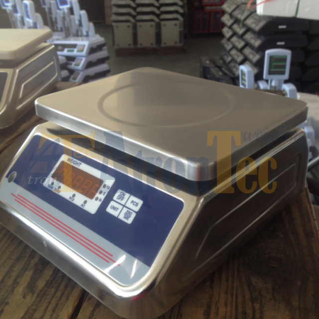 Stainless Steel Washdown Weighing and Counting Scale