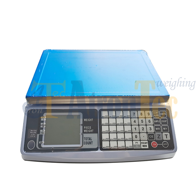 Large LCD Display Counting Scale with Piece Weight Memory
