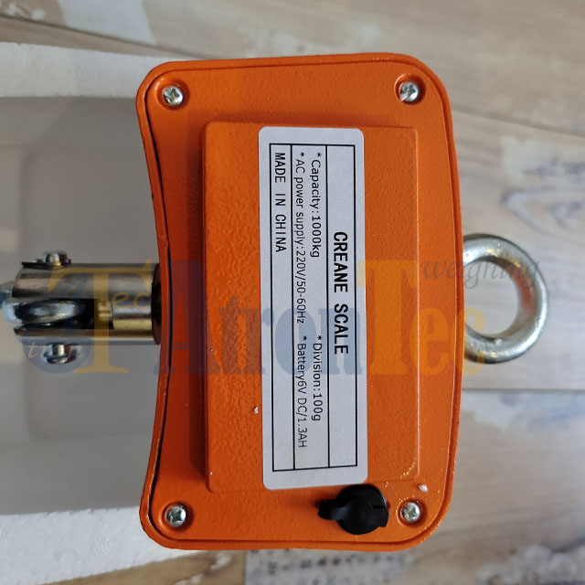 LED Display 1T Capacity Electronic Crane Scale, Portable Handheld