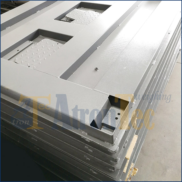 Mild Steel Checkered Plate Floor Weighing Scale
